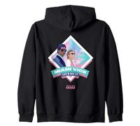 Miami Vice Let’s Hit It Airbrush Diamond Felpa con Cappuccio