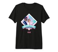 Miami Vice Let’s Hit It Airbrush Diamond Maglietta Premium