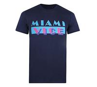 Miami Vice Logo Og T-Shirt, Marina Militare, XXL Uomo