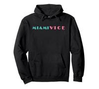 Miami Vice Neon Split Logo Felpa con Cappuccio