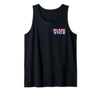 Miami Vice Retro Airbrush Front & Back Canotta