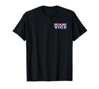 Miami Vice Retro Airbrush Front & Back Maglietta