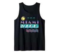 Miami Vice Retro Airbrush Logo Canotta