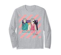 Miami Vice Undercover 1984 Retro Stripes Maglia a Manica