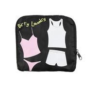 MIAMICA Borsa per la biancheria neon, Nero, Taglia unica, Borsa da viaggio "Dirty Laundry"