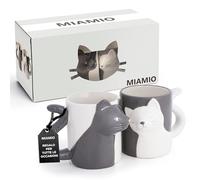 MIAMIO - 2 x 350 ml Tazza Gatto/Tazza/Tazze/Tazze Di Ceramica Set