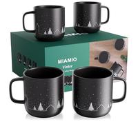 MIAMIO - Tazze di Natale/Set di Tazze da Caffè con Design Minimalista delle Vacanze - Set da 4 (500 ml) / Adatte per Lavastoviglie e Microonde - Collezione Vinter