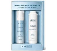 Miamo Enzyme Peel O2 Glow Masque Bundle Trattamento Viso Illuminante 2 Flaconi da 45 ml