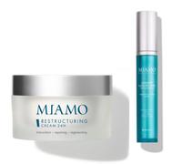 Miamo Kit Longevity Plus Con Restructuring 24h Cream + Siero Occhi e Ciglia