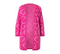MIAMODA cardigan donna taglie forti vestibilità classica modello cuore 836339