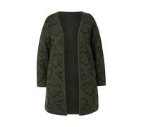 MIAMODA cardigan donna taglie forti vestibilità classica modello cuore 836339
