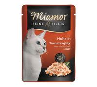 Miamor 100gx24 Filetti Sottile PB Pollo in Gelatina di Pomodoro