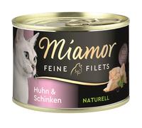 Miamor 156gx12 Filetti Sottile Naturali Pollo & Prosciutto