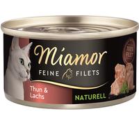 Miamor 80gx24 Fette Filetti Naturali Tonno & Salmone