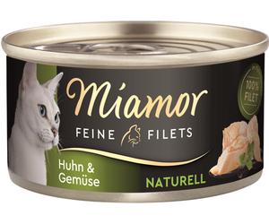 Miamor 80gx24 Filetti Sfilacciati Naturali Pollo & Verdure