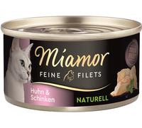 Miamor 80gx24 Filetti Sottile Naturali Pollo & Prosciutto