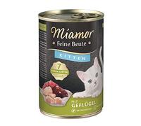 MIAMOR - Belle prede | Cibo umido per gatti adulti con 7 varietà di carne e frattaglie. Alimento completo senza cereali con taurina in lattina senza additivi | 12 x 400 g di pollame