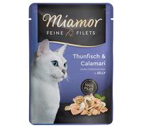 Miamor Delicato Filetto in Gelatina - buste 6 x 100 g - Tonno & Calamari