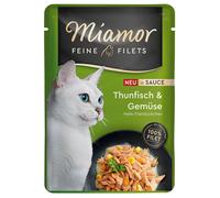 Miamor Delicato Filetto in salsa 6 x 100 g Umido gatto - Tonno & Verdure