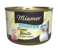 MIAMOR Feine Beute Kitten Poultry con pollame per gattini 185g