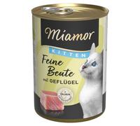 MIAMOR Feine Beute Kitten Poultry con pollame per gattini 400g