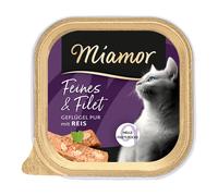 Miamor Feines & Filet 32 x 100 g - Pollame puro & Riso