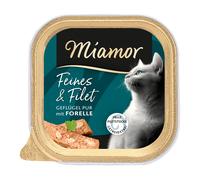 Miamor Feines & Filet 32 x 100 g - Pollame puro & Trota