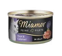 MIAMOR Feline Filetti di tonno e calamari in salsa propria 100 g