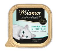 Miamor Pasto Delicato 6 x 100 g - Pollo Puro & Trota