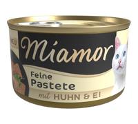 24 x 85 g Miamor Paté Alimento umido per gatti + 8 x 20 g Miamor Milky Shake gratis! - Pollo con Uova (24 x 85 g) + snacks Milky Shake Pollo e Tacchino (8 x 20 g)