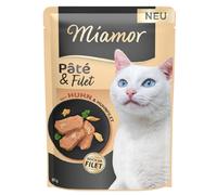 Miamor Pâté & Filet 30 x 85 g Umido gatto - con Pollo