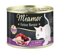 MIAMOR - Preda fine | Cibo umido per gatti adulti con 7 varietà di carne e frattaglie. Alimento completo senza cereali con taurina in lattina senza additivi artificiali | 12 x 185 g