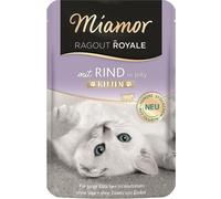 Miamor Ragù Royal Kitten - 22 x 100 g, Manzo
