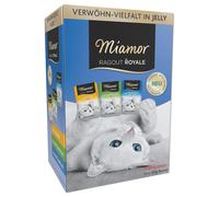Miamor Ragù Royal Pacco misto 12 x 100 g Alimento umido per gatti - Mix 2 in Gelatina: Coniglio, Pollo, Tonno