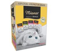 Miamor Ragù Royal Pacco misto 12 x 100 g Alimento umido per gatti - Varietà di Pollame in Salsa