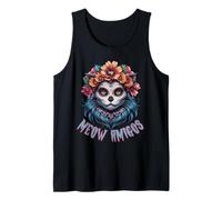 Miao Amigos, Halloween Sugar Skull Cat Art Canotta