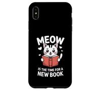 Miao è il momento di un nuovo gatto libro Custodia per iPhone XS Max