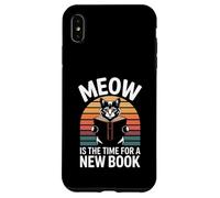 Miao è il momento di un nuovo gatto libro Custodia per iPhone XS Max