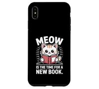Miao è il momento di un nuovo gatto libro Custodia per iPhone XS Max