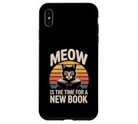 Miao è il momento di un nuovo gatto libro Custodia per iPhone XS Max