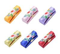 MIAO JIN Custodia per rossetto con specchio, Ricamare, (6) ricamo