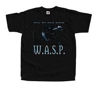 MIAOCHEN W.A.S.P. Still Not Black Enough Wasp T Shirt izes100% Cotone Nero M