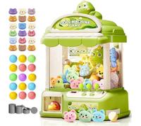 MIAOKE Grande Macchina Artiglio Per Bambini, Console Di Gioco Arcade Elettronica Con Suono Regolabile, Regalo Di Compleanno Per Bambini, Include 30 Giocattoli, 24 Monete Di Gioco E 20 Uova A Sorpresa