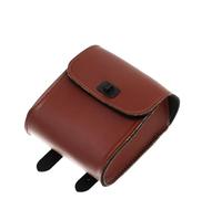 MIAOLISI Universale Moto Manubrio Sissybar Barra Borsa Laterale PU Pelle Attrezzi Sella Portapacchi Borsa Portapacchi Borsa Da Sella(Brown)