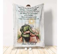 MIAOMANSENSTORE Coperta in pile con nome personalizzato, scritta Nonna alla nipote ogni volta che ti senti sopraffatta