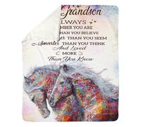 MIAOMANSENSTORE Coperta personalizzata per il mio figlioccio, regalo della madrina, zia, ricorda sempre il leone, regalo per il figlioccio, compleanno, laurea, Natale, coperta in pile personalizzata