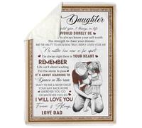 MIAOMANSENSTORE Coperta personalizzata per la mia fantastica figlia bonus da Bonus Mom Stepmom Woman It A Big Hug Regali di compleanno per la figliastra Coperta in pile personalizzata per Natale