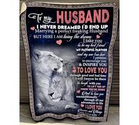 MIAOMANSENSTORE Coperta personalizzata per la mia nonna da parte dei nipoti, nipote, voglio dirti che ti amo, girasole, compleanno, festa della mamma, Natale, coperta in pile personalizzata