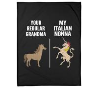 MIAOMANSENSTORE Coperta personalizzata per la mia nonna da parte dei nipoti, nipote, voglio dirti che ti amo, girasole, compleanno, festa della mamma, Natale, coperta in pile personalizzata
