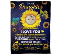 MIAOMANSENSTORE Coperta personalizzata per la mia nonna, regalo da nipote, coperta floreale Sei bellissima, regalo per la nonna, festa della mamma, compleanno, Natale, coperta in pile.